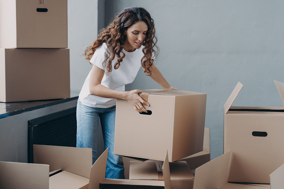 Women moving into her house hacking investment property