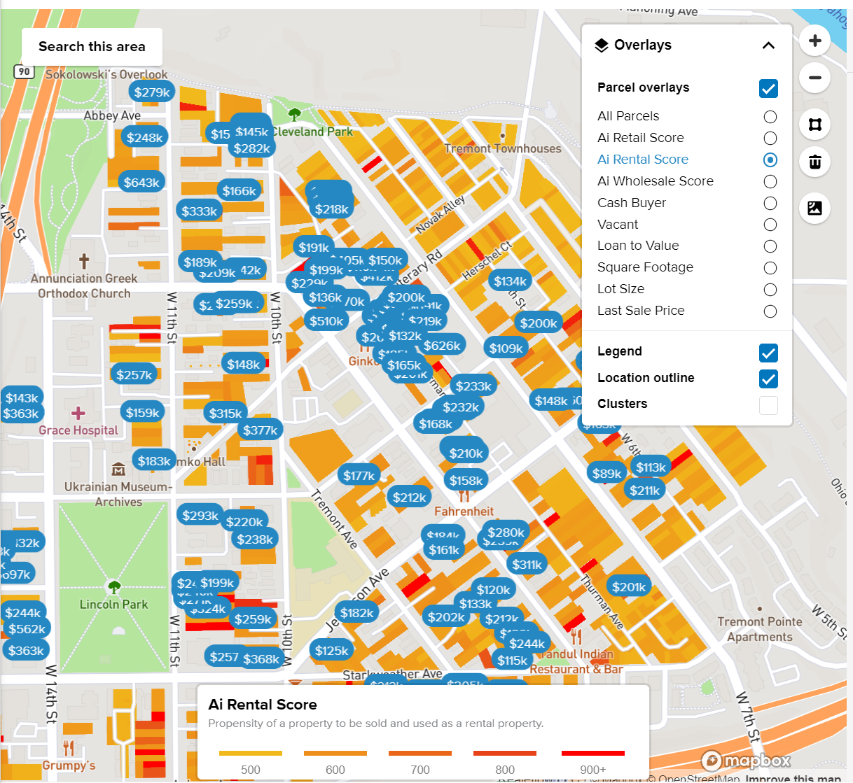 Leadpipes Ai Score Heat Maps