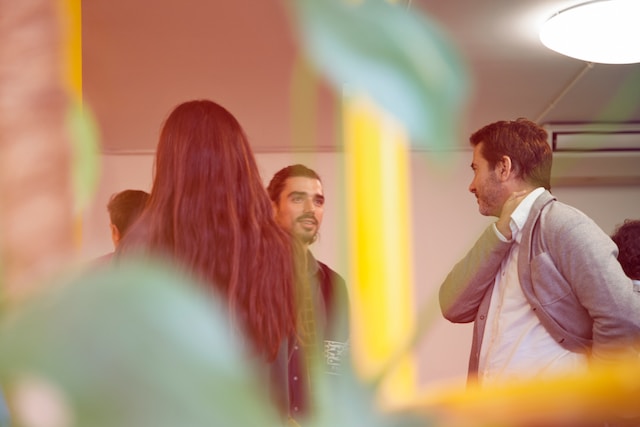 young investors at a real estate networking event